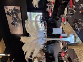 ostrich feather centrepieces WilliamsF1---Copy