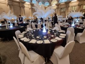 ostrich feather centrepieces harbourhotel bristol4